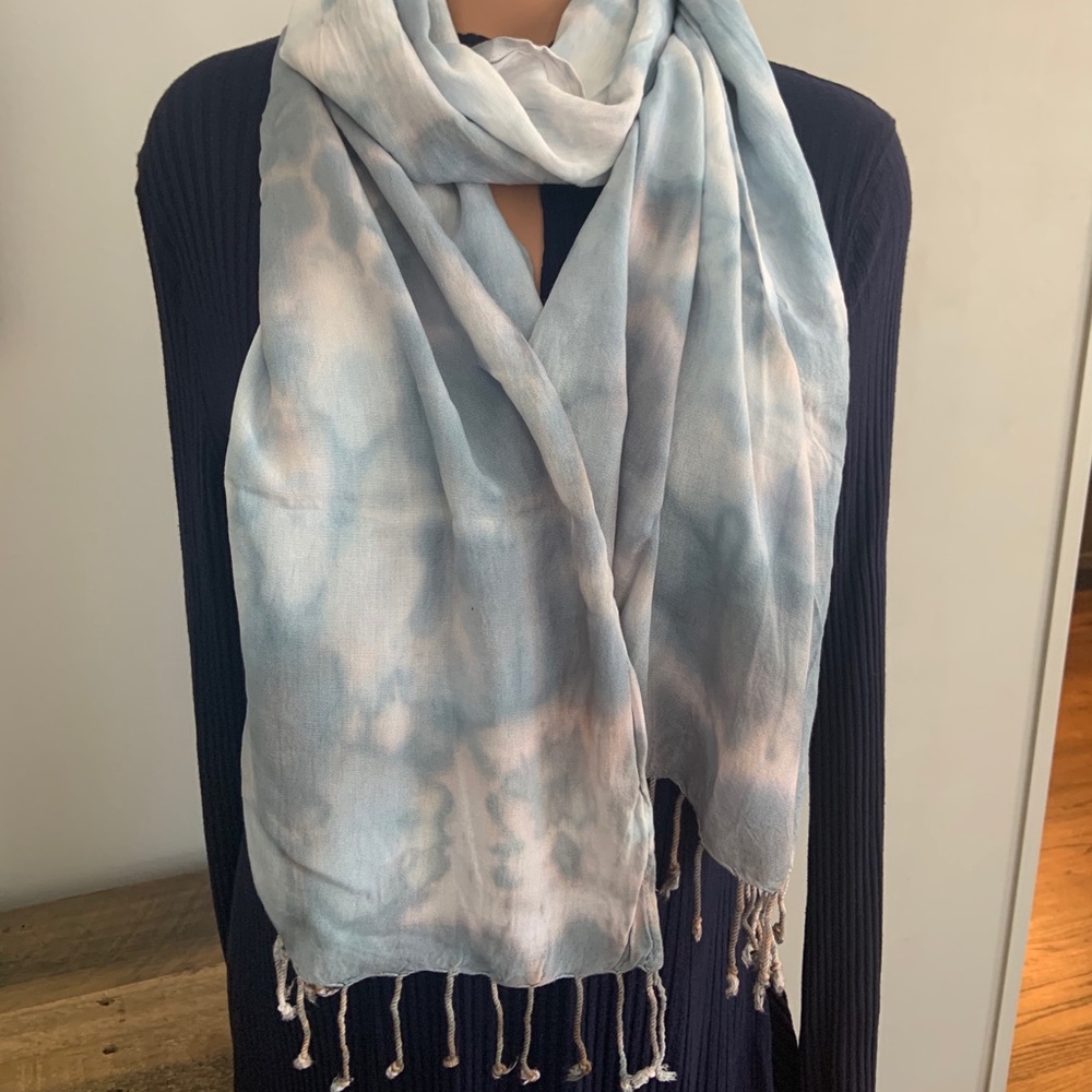 Tie dyed scarf. New